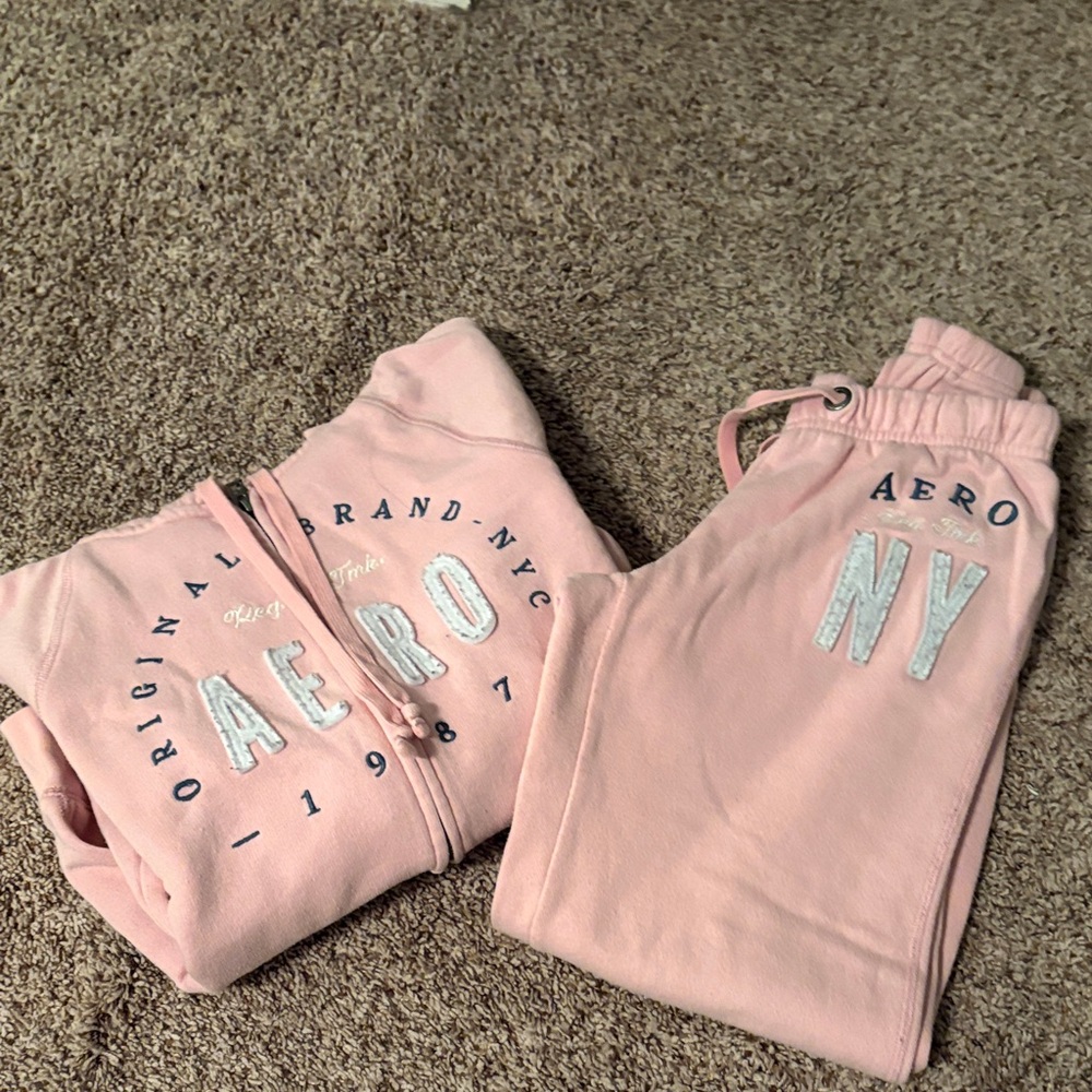 Kids Pink Sweatpants Set